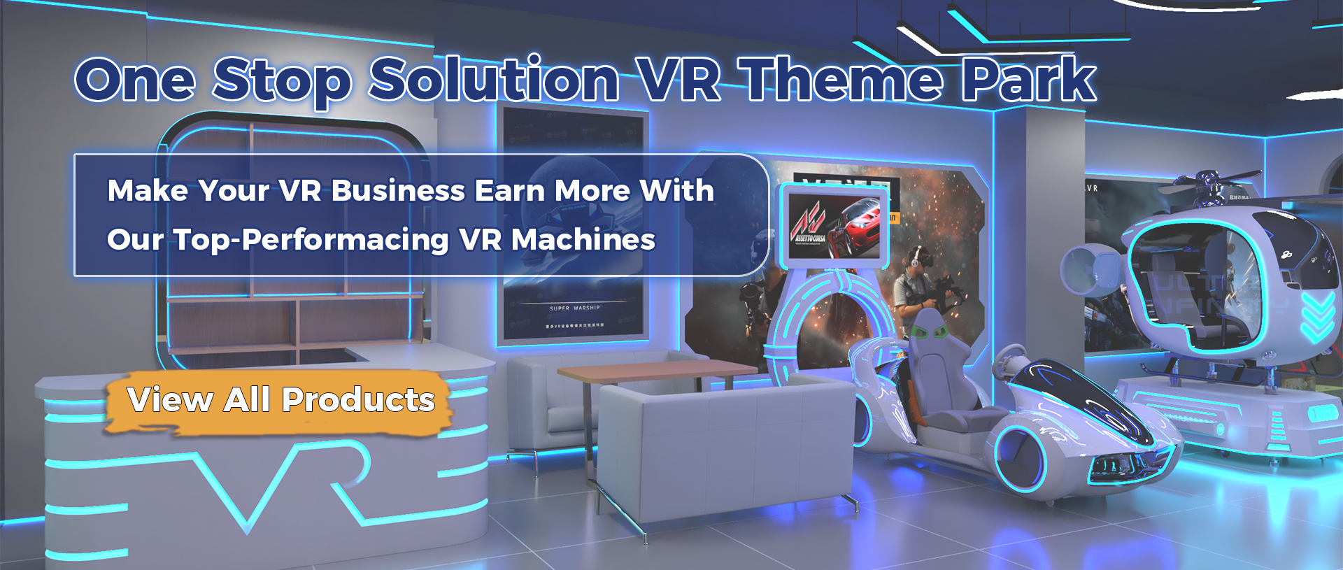 Contact us for your one stop solution vr theme park service.